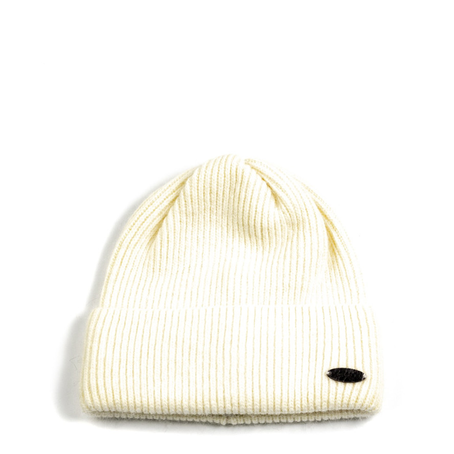 Шапка біні жіноча вовна молочна ІЛАРІЯ 564-589, фото 1