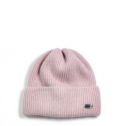 Шапка біні жіноча вовна рожева ІЛАРІЯ 564-633
