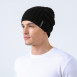 Шапка біні чоловіча вовна чорна КАМІЛЬ 565-654, фото 3