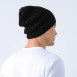 Шапка біні чоловіча вовна чорна КАМІЛЬ 565-654, фото 4