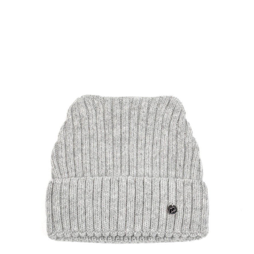 Шапка по голові з вушками жіноча віскоза з ангорою сіра НОВІЯ 565-722, фото 1