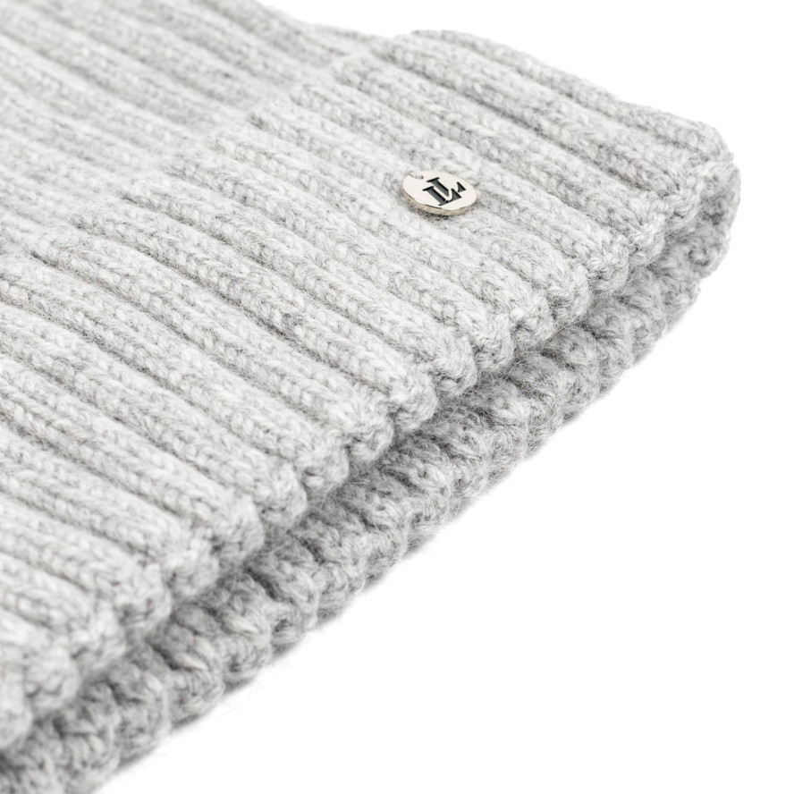 Шапка по голові з вушками жіноча віскоза з ангорою сіра НОВІЯ 565-722, фото 2