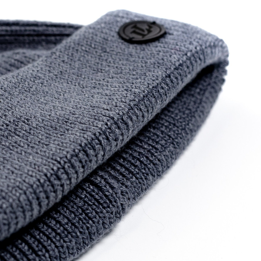 Шапка по голові міні-біні жіноча бавовна сіра ТЕО 566-125, фото 2