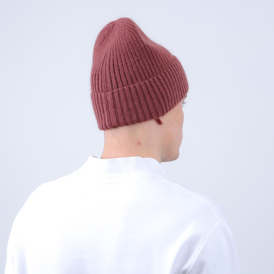 Шапка біні чоловіча вовна коричнева FREDERICK 567-122, фото 4