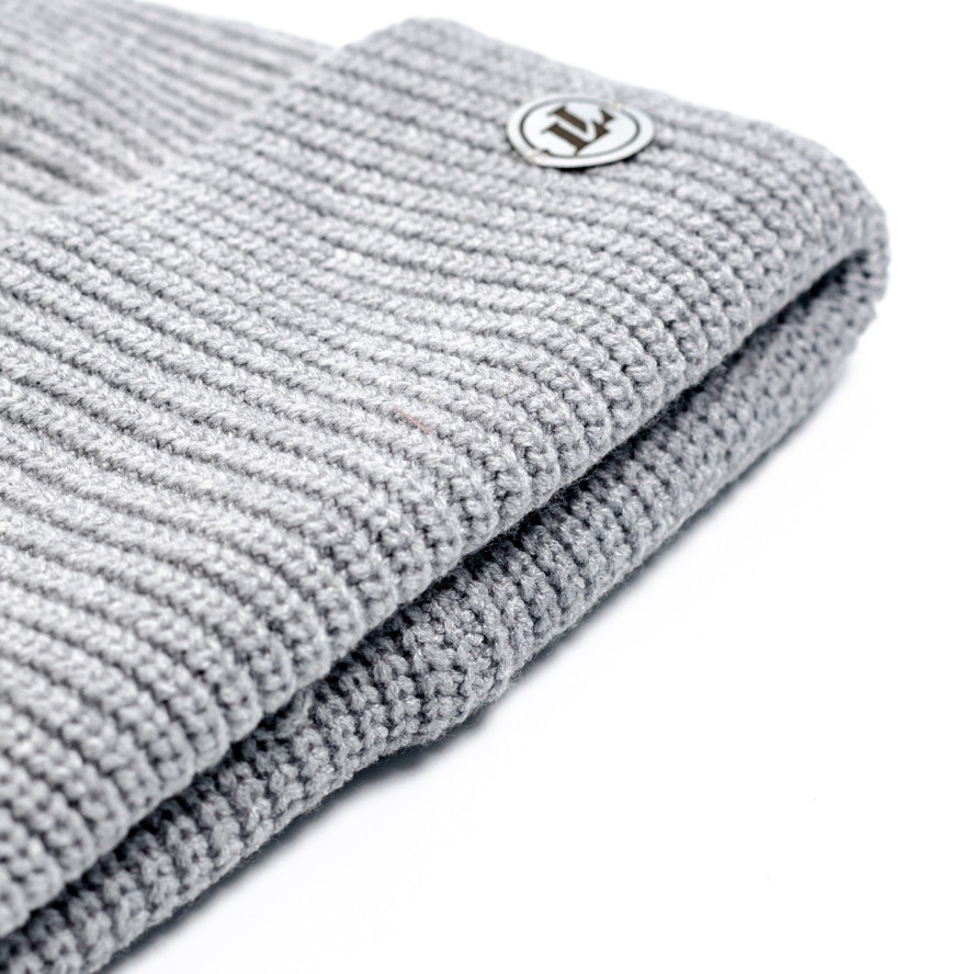 Шапка по голові чоловіча віскоза сіра СТИМ 570-474, фото 2