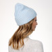 Шапка бини женская вискоза с ангорой голубая АРИЭЛЬ 570-566, фото 4