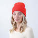 Шапка біні жіноча бавовна помаранчева FREYA 573-123, фото 3