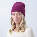 Шапка біні жіноча бавовна фіолетова FREYA 573-178, фото 3