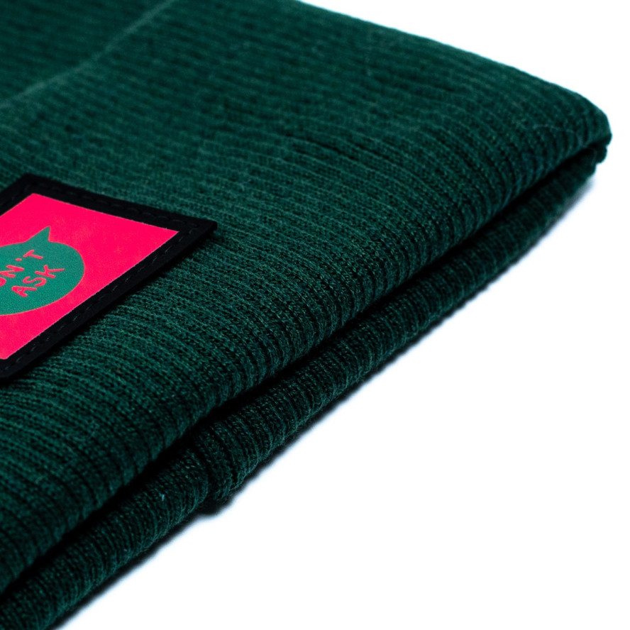 Шапка бини женская хлопок зеленая ЮСТИЯ 573-222, фото 2