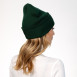 Шапка біні жіноча бавовна зелена ДОННА 573-437, фото 4