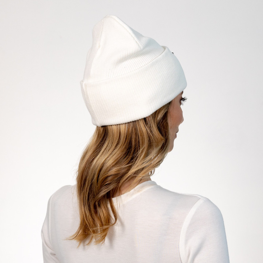 Шапка бини женская хлопок белая ДОННА 573-444, фото 4