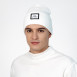 Шапка біні чоловіча бавовна біла ДОННА 573-444, фото 3