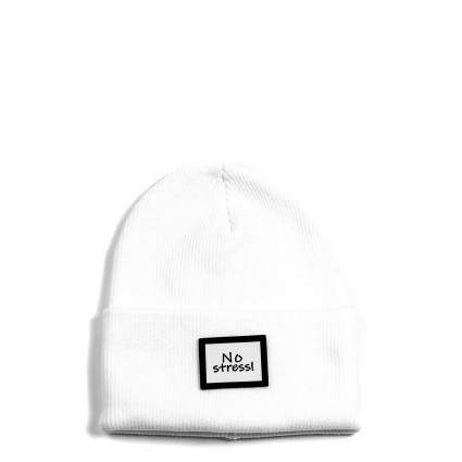 Шапка біні чоловіча бавовна біла ДОННА 573-444 Шапка біні чоловіча бавовна біла ДОННА 573-444