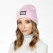 Шапка бини женская хлопок розовая ТЕОНА 573-536, фото 3