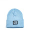 Шапка бини женская хлопок голубая ТЕОНА 573-543