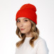 Шапка біні жіноча бавовна помаранчева FREYA 573-666, фото 3