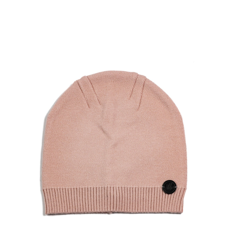 Шапка бини женская вискоза бежевая LUMINA 573-994, фото 1