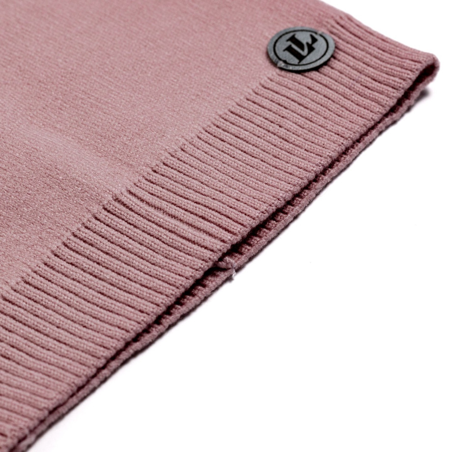 Шапка біні жіноча віскоза рожева LUMINA 574-007, фото 2