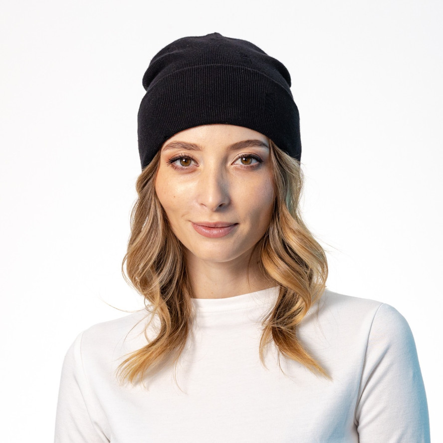 Шапка біні жіноча віскоза чорна ЛІВІЯ 575-431, фото 4