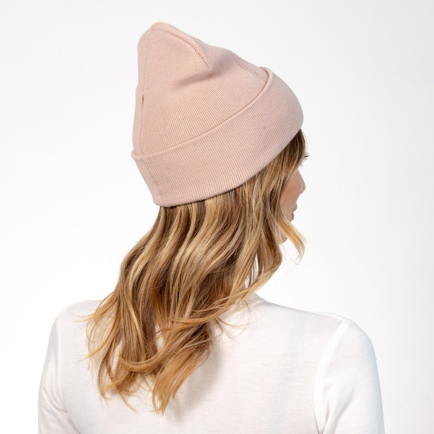 Шапка біні жіноча віскоза бежева РАМІН 575-455, фото 5