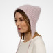 Шапка чепчик с завязками женская ангора розовая СИЛИЯ 577-657, фото 4