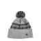 Шапка з помпоном жіноча вовна сіра PERCY 578-661