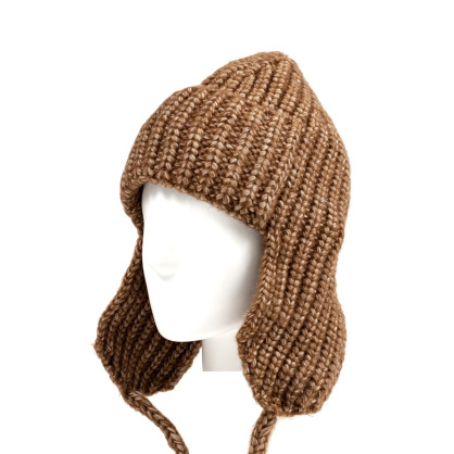 Шапка вушанка жіноча вовна коричнева АГЛАЯ 581-104 Шапка вушанка жіноча вовна коричнева АГЛАЯ 581-104