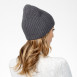 Шапка бини женская шерсть серая BENOIT 581-524, фото 4