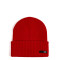 Шапка біні жіноча акрил червона АЛІСІЯ 581-562