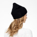 Шапка біні жіноча акрил чорна АЛІСІЯ 581-586, фото 4