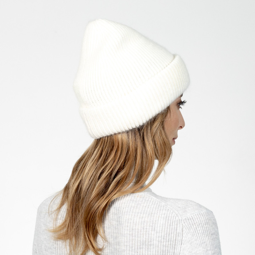 Шапка біні жіноча віскоза з ангорою была МАРІЯ 582-408, фото 4