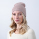 Шапка бини женская вискоза бежевая ЭЛИЗАР 584-358, фото 3