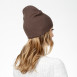 Шапка біні жіноча віскоза з вовною коричнева ЕЛІЗАР 584-365, фото 4