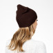 Шапка біні жіноча віскоза з вовною коричнева ЕЛІЗАР 584-396, фото 4