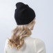 Шапка біні жіноча віскоза з вовною чорна ЕЛІЗАР 584-402, фото 4