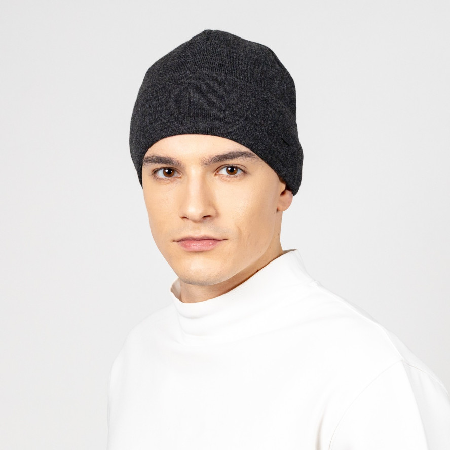 Шапка по голові чоловіча вовна сіра ЯРОШ 584-921, фото 3