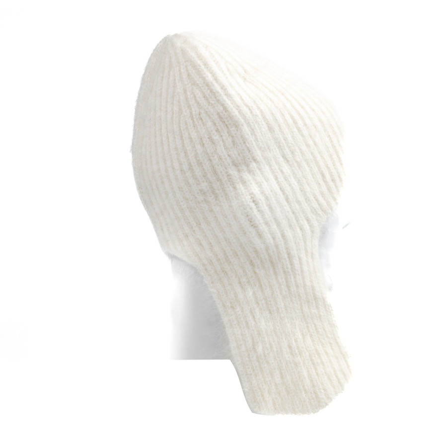 Шапка вушанка жіноча ангора молочна ЯРИНА 586-383, фото 2