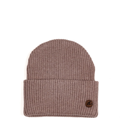 Шапка біні жіноча віскоза коричнева НІЛА 586-406 Шапка біні жіноча віскоза коричнева НІЛА 586-406