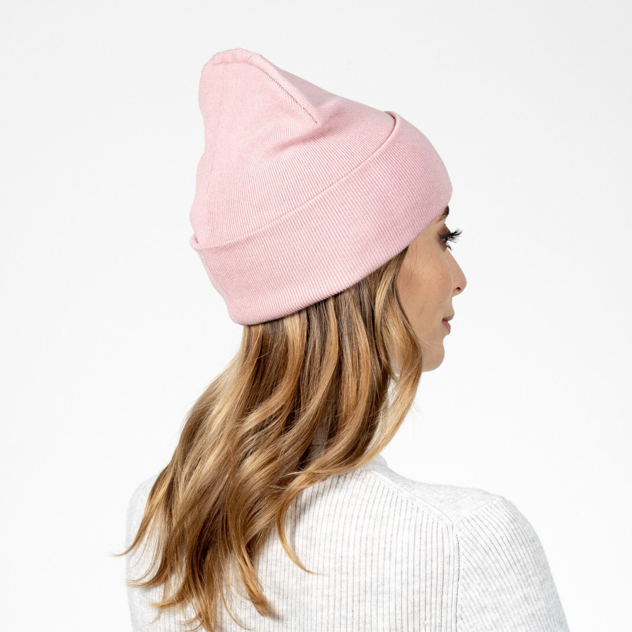 Шапка біні жіноча віскоза рожева RILEY 591-776, фото 4