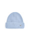 Шапка біні жіноча віскоза з ангорою блакитна МАРІЯ 591-950