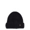 Шапка біні жіноча віскоза з ангорою чорна МАРІЯ 591-974