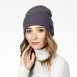 Шапка біні жіноча віскоза сіра RUTH 592-759, фото 3