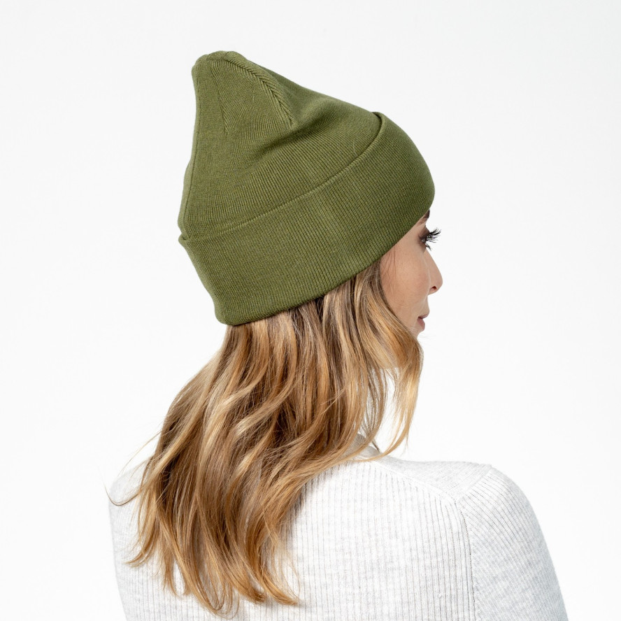 Шапка бини женская вискоза зеленая RUTH 592-766, фото 4