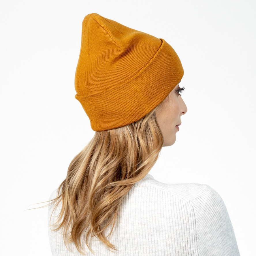 Шапка бини женская вискоза коричневая RUTH 592-773, фото 4