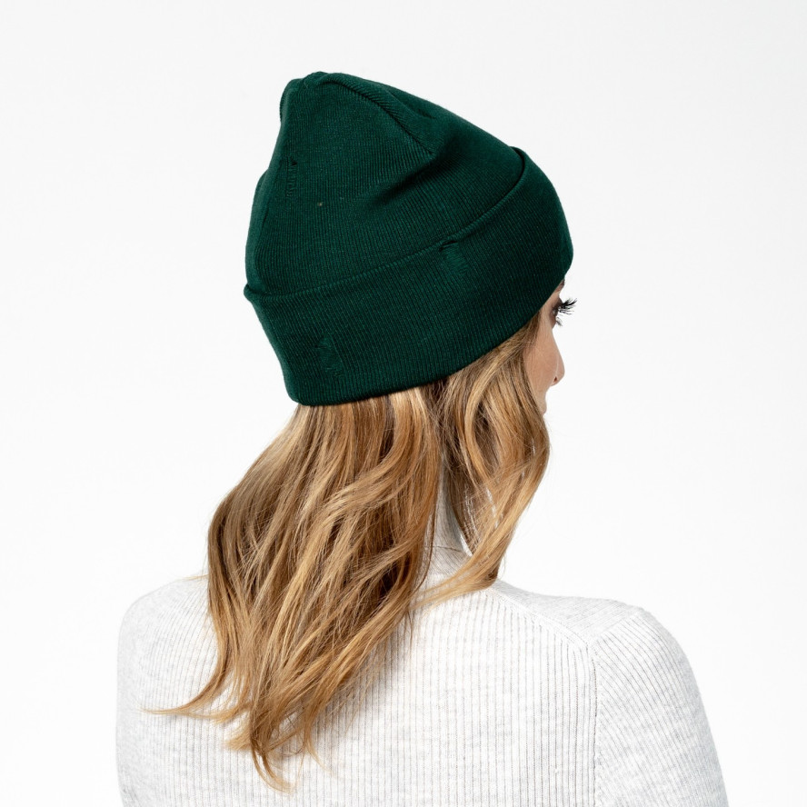 Шапка біні жіноча віскоза зелена ЛІВІЯ 592-810, фото 4