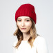 Шапка біні жіноча вовна червона JOAN 594-340, фото 3