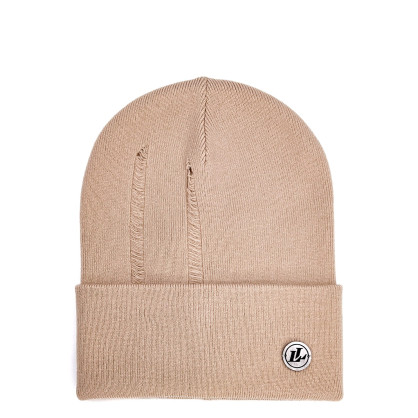 Шапка біні жіноча віскоза бежева РАМІН 597-310 Шапка біні жіноча віскоза бежева РАМІН 597-310