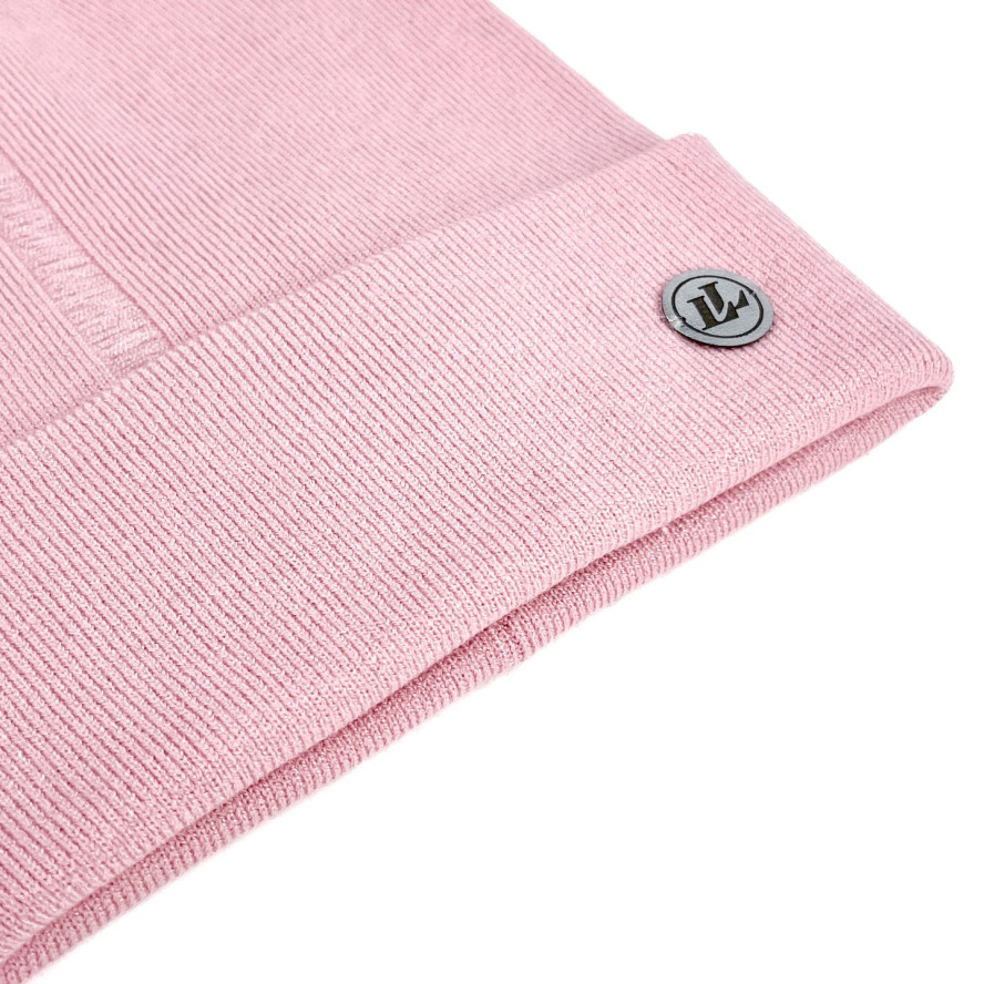 Шапка бини женская вискоза розовая РАМИН 597-327, фото 2