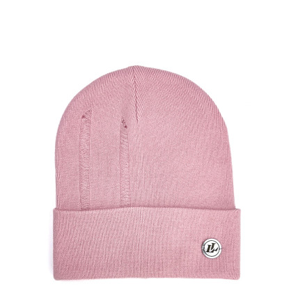 Шапка біні жіноча віскоза рожева РАМІН 597-327 Шапка біні жіноча віскоза рожева РАМІН 597-327