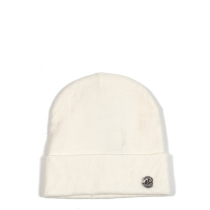 Шапка бини женская вискоза белая ЛИВИЯ 601-130